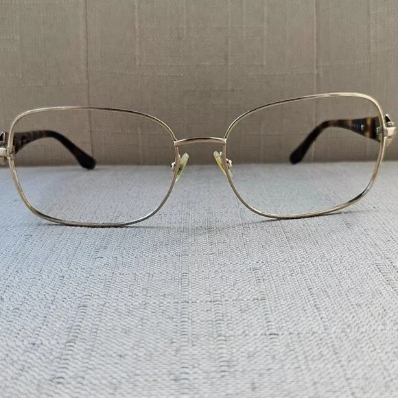 Dana Buchman Women Eyeglasses Frame MIRAMAR Glasses Gold Tone Brown Tortoise - Picture 2 of 11